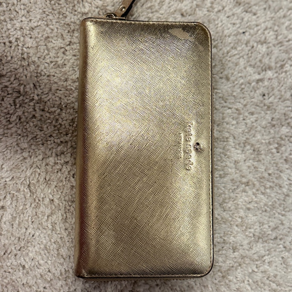 Kate Spade Gold Wallet